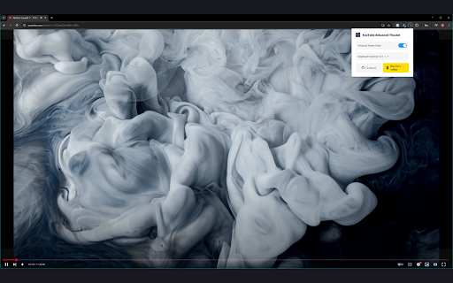 YouTube Enhanced Theater  from Chrome web store to be run with OffiDocs Chromium online
