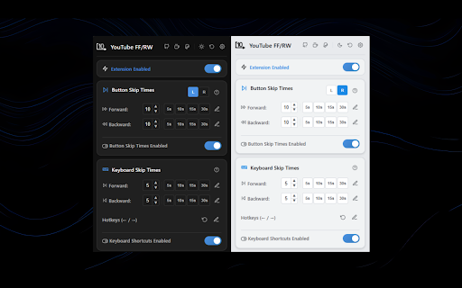 YouTube Fast Forward  Rewind  from Chrome web store to be run with OffiDocs Chromium online