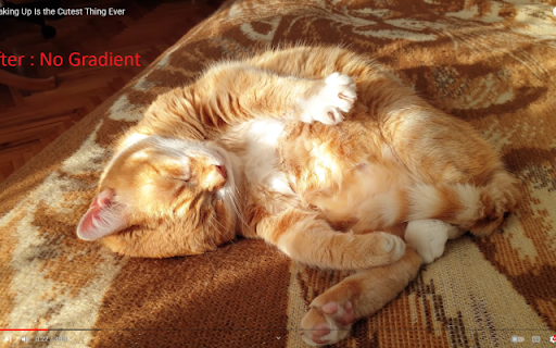 YouTube Gradient Remover  from Chrome web store to be run with OffiDocs Chromium online