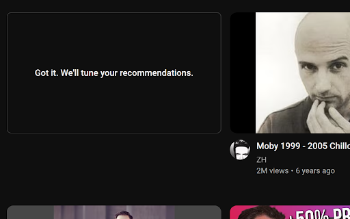 Youtube home page settings  from Chrome web store to be run with OffiDocs Chromium online
