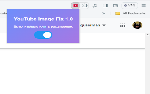 YouTube Image Fix  from Chrome web store to be run with OffiDocs Chromium online
