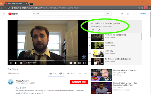YouTube in Chronological Order (Revived)  from Chrome web store to be run with OffiDocs Chromium online