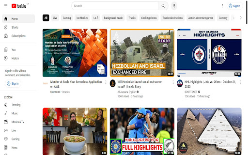 YouTube Infinite Play  from Chrome web store to be run with OffiDocs Chromium online