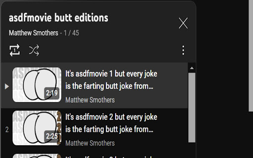 YouTube InfinLooper  from Chrome web store to be run with OffiDocs Chromium online
