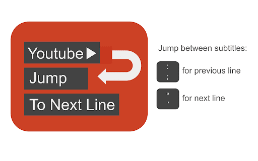YouTube Jump to Next Line  from Chrome web store to be run with OffiDocs Chromium online