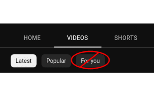YouTube Latest Default  from Chrome web store to be run with OffiDocs Chromium online