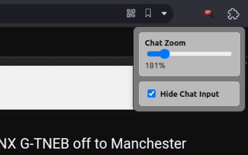 YouTube Live Chat Zoomer  from Chrome web store to be run with OffiDocs Chromium online