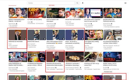 YouTube No Shorts  from Chrome web store to be run with OffiDocs Chromium online