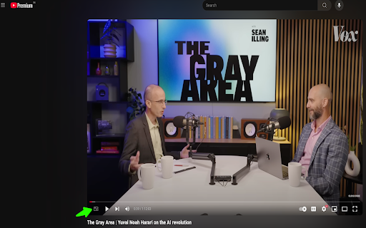 YouTube Picture in Picture by Saurabh Mukhekar  from Chrome web store to be run with OffiDocs Chromium online