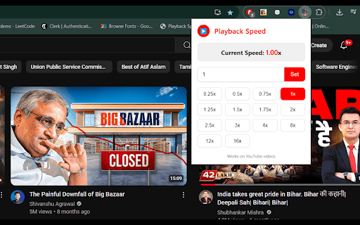 YouTube Playback Pro  from Chrome web store to be run with OffiDocs Chromium online