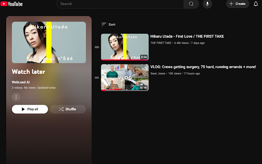 YouTube Playlist Importer  Exporter  from Chrome web store to be run with OffiDocs Chromium online