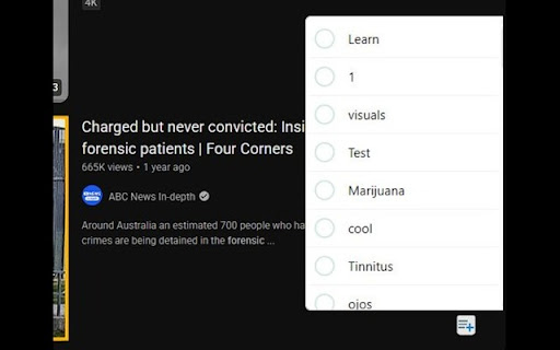 YouTube Playlist Quick Add/Remove  from Chrome web store to be run with OffiDocs Chromium online