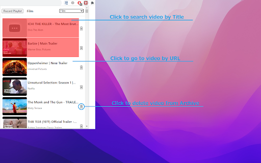 Youtube Playlist Rescue  from Chrome web store to be run with OffiDocs Chromium online