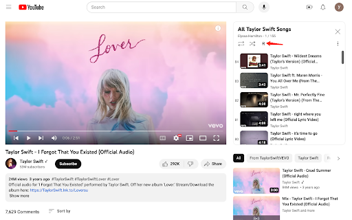 Youtube Playlist Reverser  from Chrome web store to be run with OffiDocs Chromium online