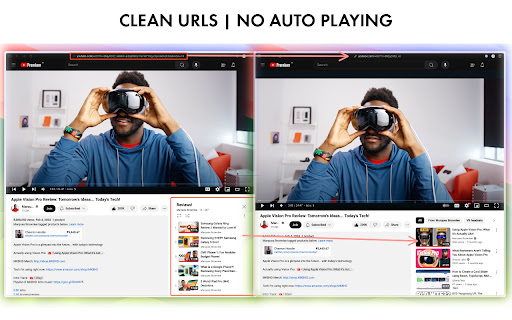 YouTube Playlist URL Cleaner  from Chrome web store to be run with OffiDocs Chromium online