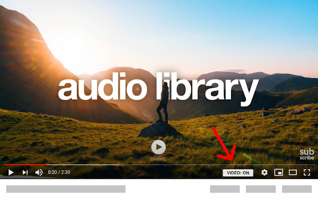 YouTube: Play Only Audio  from Chrome web store to be run with OffiDocs Chromium online