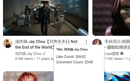 Youtube preview card  from Chrome web store to be run with OffiDocs Chromium online