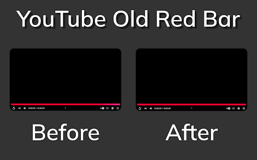 Youtube Red Bar  from Chrome web store to be run with OffiDocs Chromium online