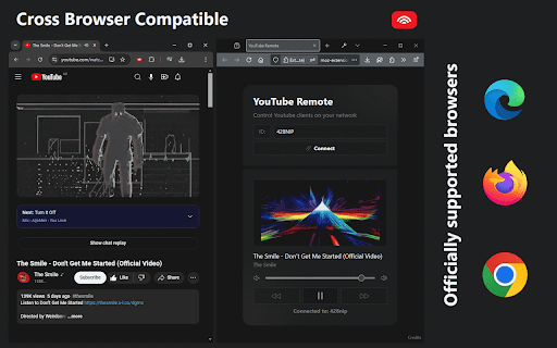 YouTube Remote  from Chrome web store to be run with OffiDocs Chromium online
