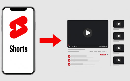 YouTube Shorts Converter  from Chrome web store to be run with OffiDocs Chromium online