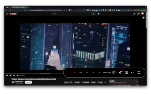 YouTube Snapper: Screenshot  Playback Speed Controller  from Chrome web store to be run with OffiDocs Chromium online