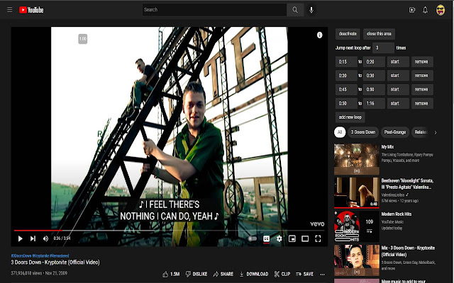 Youtube song learning  from Chrome web store to be run with OffiDocs Chromium online
