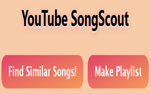 YouTube SongScout  from Chrome web store to be run with OffiDocs Chromium online