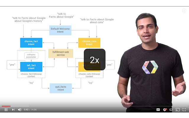 YouTube Speed Controls  from Chrome web store to be run with OffiDocs Chromium online