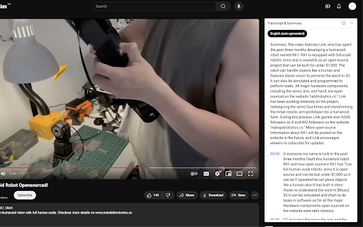 YouTube Summary by cantonese.ai  from Chrome web store to be run with OffiDocs Chromium online