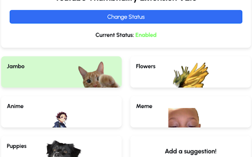 Youtube Thumbnailify ( Jambofy v2.0 )  from Chrome web store to be run with OffiDocs Chromium online