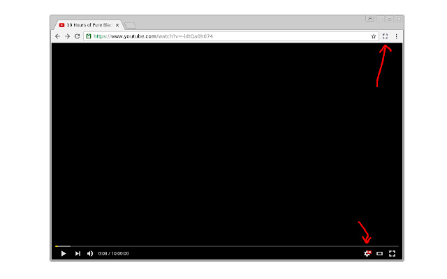 YouTube Toggle Fullscreen  from Chrome web store to be run with OffiDocs Chromium online