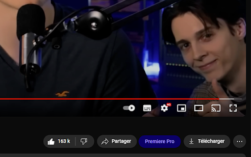 Youtube to Premiere Pro V3  from Chrome web store to be run with OffiDocs Chromium online