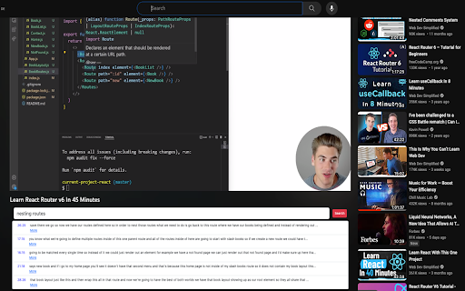 Youtube Ultimate Search  from Chrome web store to be run with OffiDocs Chromium online
