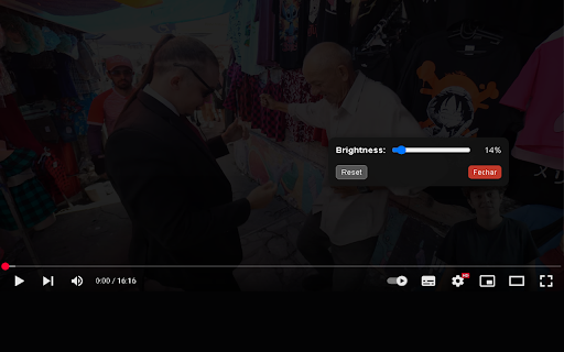YouTube Video Brightness Control  from Chrome web store to be run with OffiDocs Chromium online