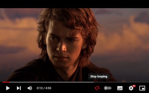 YouTube Video Loop  from Chrome web store to be run with OffiDocs Chromium online