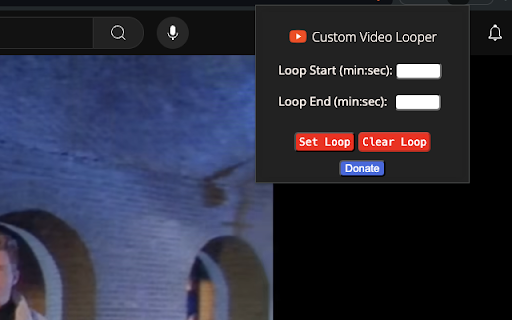 YouTube Videos Looper  from Chrome web store to be run with OffiDocs Chromium online