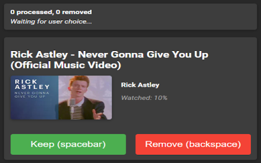 YouTube Watch Later Manager  from Chrome web store to be run with OffiDocs Chromium online
