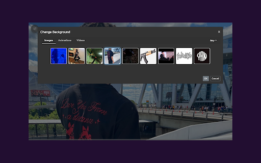 Yrndj New Tab  from Chrome web store to be run with OffiDocs Chromium online