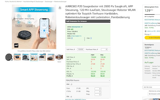 Ysell Extension For Amazon  from Chrome web store to be run with OffiDocs Chromium online