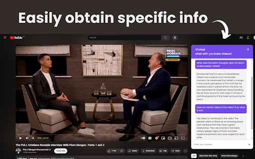 YTchat  from Chrome web store to be run with OffiDocs Chromium online