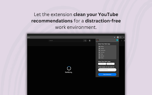 YT For Work  from Chrome web store to be run with OffiDocs Chromium online