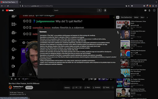 YTGPT  from Chrome web store to be run with OffiDocs Chromium online