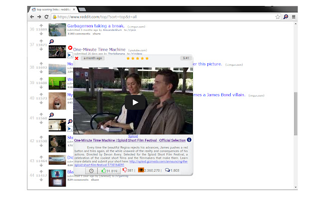 YT Link Preview  from Chrome web store to be run with OffiDocs Chromium online