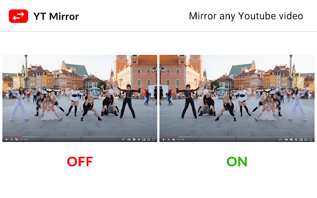 YT Mirror จาก Chrome เว็บสโตร์ที่จะรันด้วย OffiDocs Chromium ทางออนไลน์