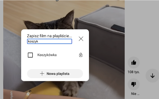 yt playlists search  from Chrome web store to be run with OffiDocs Chromium online