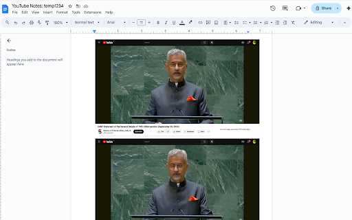 YTShot  from Chrome web store to be run with OffiDocs Chromium online