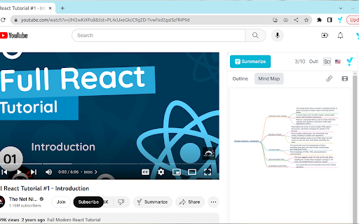 YTSummary: YouTube Summarizer with ChatGPT  from Chrome web store to be run with OffiDocs Chromium online