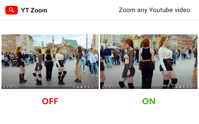 YT Zoom  from Chrome web store to be run with OffiDocs Chromium online