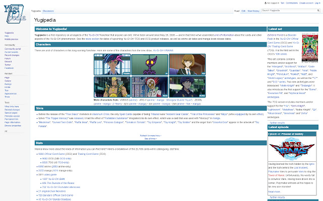 Yugipedia Redirect  from Chrome web store to be run with OffiDocs Chromium online