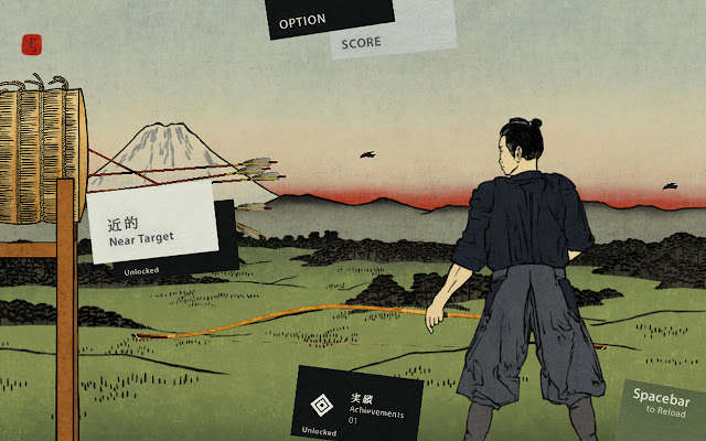 Yumigeiko / japanese bow simulator  from Chrome web store to be run with OffiDocs Chromium online